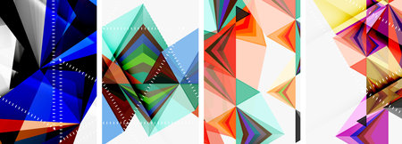 Minimalist triangular geometric clean concept posters for wallpaper, business card, cover, poster,...