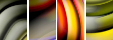 Blurred color line backgrounds. Vector Illustration For Wallpaper, Banner, Background, Card, Book Illustration, landing pageのイラスト素材