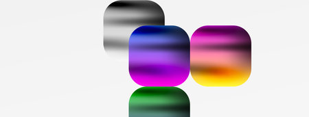 Metal colorful plates background. Vector Illustration For Wallpaper, Banner, Background, Card, Book...