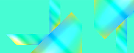 Neon color abstract geometric shapes background design. Vector Illustration For Wallpaper, Banner, Background, Card, Book Illustration, landing pageのイラスト素材