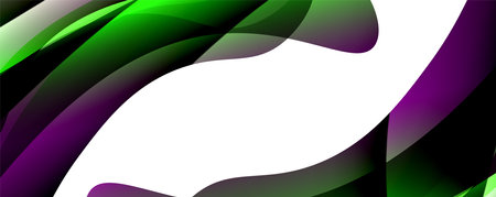 Abstract swirl design geometric concept. Vector Illustration For Wallpaper, Banner, Background, Card, Book Illustration, landing pageのイラスト素材