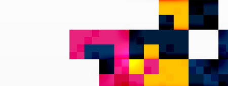 a bunch of colorful squares on a white background