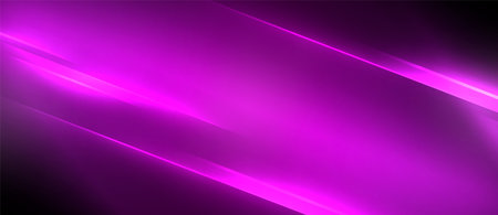 A vibrant purple light illuminates a dark black background, creating a striking contrast. The electric blue hue adds intensity to the artistic and graphic design of the sceneのイラスト素材