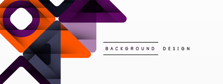 Business triangle and squares vector abstract backgroundのイラスト素材