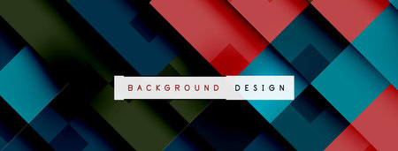 Dynamic colorful squares background. Vector Illustration For Wallpaper, Banner, Background, Card, Book Illustration, landing pageのイラスト素材