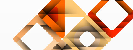 Business triangle and squares vector abstract background. Vector Illustration For Wallpaper, Banner, Background, Card, Book Illustration, landing pageのイラスト素材