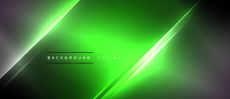 Neon dynamic diagonal light rays background. Techno digital geometric concept design for wallpaper, banner, presentation, backgroundのイラスト素材