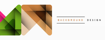 Business triangle and squares vector abstract background. Vector Illustration For Wallpaper, Banner, Background, Card, Book Illustration, landing pageのイラスト素材