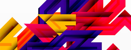 Dynamic lines geometric background. Vector Illustration For Wallpaper, Banner, Background, Card,...