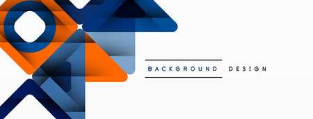 Business triangle and squares vector abstract backgroundのイラスト素材