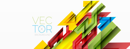 Dynamic lines geometric background. Vector Illustration For Wallpaper, Banner, Background, Card, Book Illustration, landing pageのイラスト素材