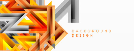 Line zig zag dynamic geometric abstract background. Colorful lines with shadow and light effects,...