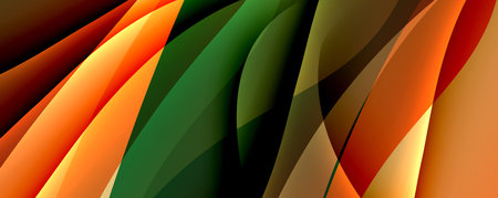 Wave lines and dynamic geometric design. Vector Illustration For Wallpaper, Banner, Background,...