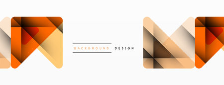 Business triangle and squares vector abstract backgroundのイラスト素材