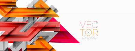 Dynamic lines geometric background. Vector Illustration For Wallpaper, Banner, Background, Card, Book Illustration, landing pageのイラスト素材