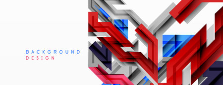 Dynamic lines geometric background. Vector Illustration For Wallpaper, Banner, Background, Card, Book Illustration, landing pageのイラスト素材