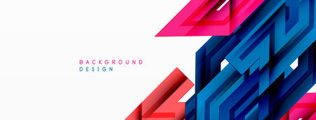 Dynamic lines geometric background. Vector Illustration For Wallpaper, Banner, Background, Card, Book Illustration, landing pageのイラスト素材