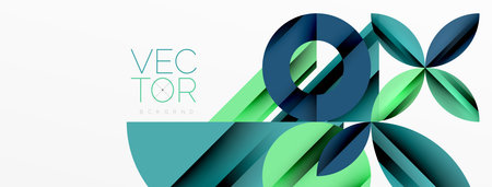 Circle, square, triangle shapes geometric minimal background