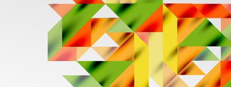 Tech minimal overlapping triangle shapes elements geometric graphic patternのイラスト素材