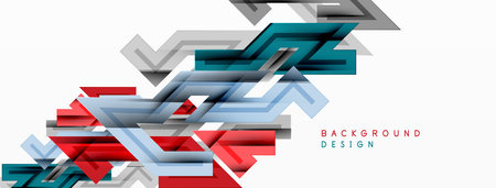 Dynamic lines geometric background. Vector Illustration For Wallpaper, Banner, Background, Card,...