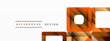 Business triangle and squares vector abstract background