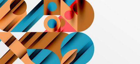 Geometric neo patterns. Abstract background for covers, banners, flyers and posters and other templatesのイラスト素材