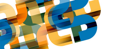 Lines, abstract letter style design background. Geometric vector Illustration For Wallpaper, Banner,...