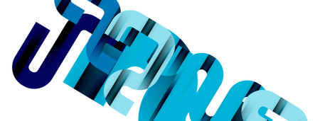 Lines, abstract letter style design background. Geometric vector Illustration For Wallpaper, Banner, Background, Card, Book Illustration, landing pageのイラスト素材