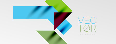 Minimal composition abstract lines and triangles background. Vector Illustration For Wallpaper,...