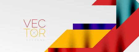 Minimal composition abstract lines and triangles background. Vector Illustration For Wallpaper, Banner, Background, Card, Book Illustration, landing pageのイラスト素材