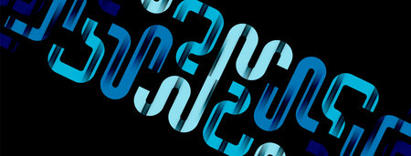 Lines, abstract letter style design background. Geometric vector Illustration For Wallpaper, Banner,...