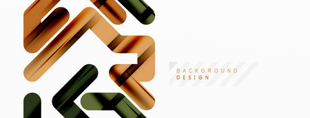 Dynamic colorful lines minimal abstract background