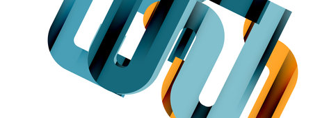 Lines, abstract letter style design background. Geometric vector Illustration For Wallpaper, Banner, Background, Card, Book Illustration, landing pageのイラスト素材