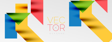 Minimal composition abstract lines and triangles background. Vector Illustration For Wallpaper, Banner, Background, Card, Book Illustration, landing pageのイラスト素材