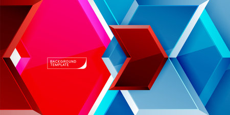 Technology dynamic arrow geometric background. Vector Illustration For Wallpaper, Banner,...