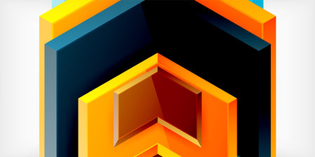 Arrow technology and business concept background. Vector Illustration For Wallpaper, Banner, Background, Card, Book Illustration, landing pageのイラスト素材