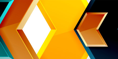 Technology dynamic arrow geometric background. Vector Illustration For Wallpaper, Banner, Background, Card, Book Illustration, landing pageのイラスト素材