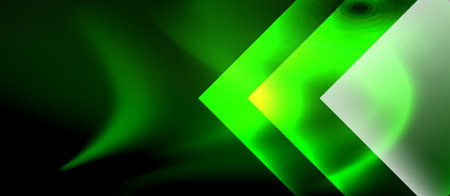 Glass squares with neon shiny light abstract backgroundのイラスト素材