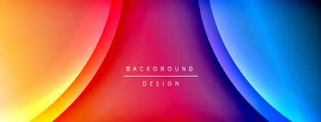 Gradient and shadow wave line geometric background. Vector Illustration For Wallpaper, Banner, Background, Card, Book Illustration, landing pageのイラスト素材