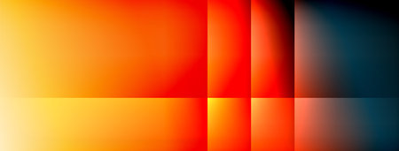 Dynamic shadow lines with gradient colors geometric backgroundのイラスト素材