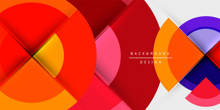 Techno circles and semi circles. Vector Illustration For Wallpaper, Banner, Background, Card, Book Illustration, landing pageのイラスト素材