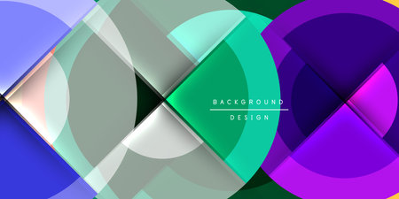 Target circle geometric abstract shapes. Vector Illustration For Wallpaper, Banner, Background, Card, Book Illustration, landing pageのイラスト素材