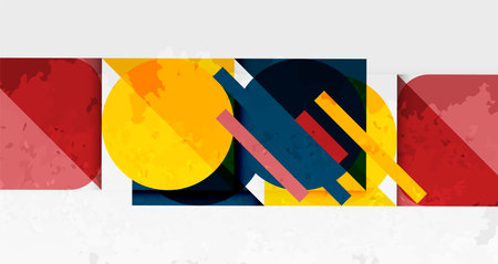 Grainy texture geometric abstract background. Vector Illustration For Wallpaper, Banner, Background, Card, Book Illustration, landing pageのイラスト素材