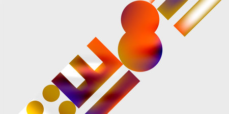 Triangles, circles, squares, rectangles design. Vector Illustration For Wallpaper, Banner,...