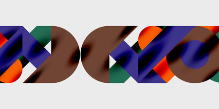 Vibrant abstract background circles with smooth gradients, creating a dynamic and modern design....