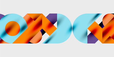 Vibrant abstract background circles with smooth gradients, creating a dynamic and modern design....