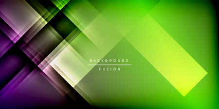 Expressive poster with shadow lines. Features technology, minimalist, and business themes, bright vibrant color schemesのイラスト素材