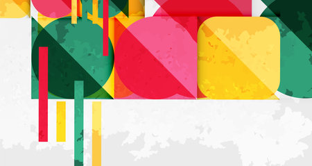 Grainy texture geometric abstract background. Vector Illustration For Wallpaper, Banner, Background, Card, Book Illustration, landing pageのイラスト素材