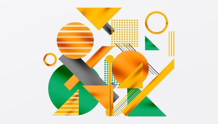 Geometric background showcasing sharp lines, contrasting colors, and minimalistic shapes