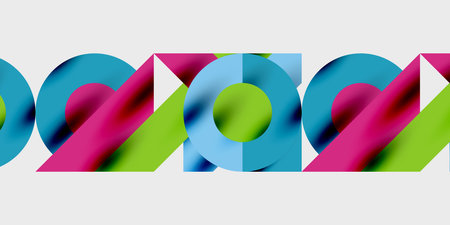 Vibrant abstract background circles with smooth gradients, creating a dynamic and modern design....